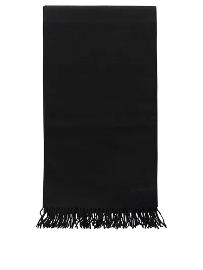 Max Mara Black Camel Hair Scarf