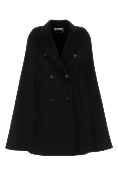 Max Mara Black Camel Pordoi Cape