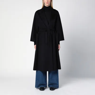 Max Mara Black Cashmere Long Coat
