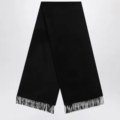 Max Mara Black Cashmere Scarf