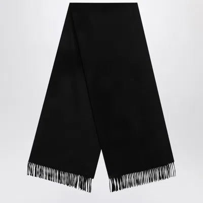Max Mara Black Cashmere Scarf