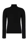 Max Mara Cashmere Sweater With Long Sleeves And Turtleneck In Black