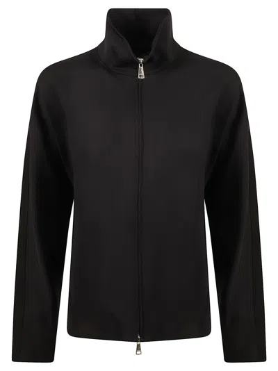 Max Mara Black Coat With High Collar