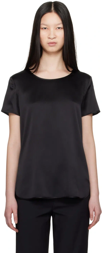 Max Mara Black Cortana T-shirt In 4 Black