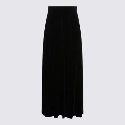 Max Mara Black Cotton Bartolo1234 Skirt
