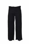 Max Mara Black Cotton Bull Cervia Trousers In Black