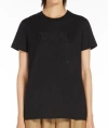 Max Mara Black Cotton Clothing Top In Black