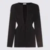 Max Mara Black Cotton Gerald Knitwear