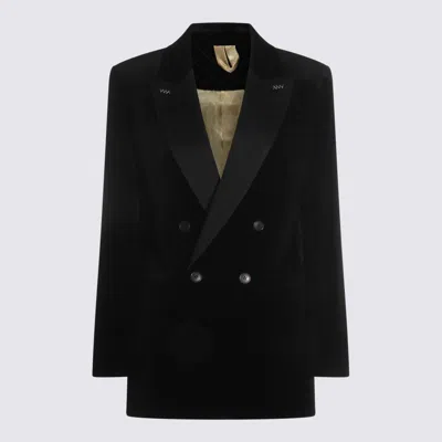Max Mara Black Cotton Orario Blazer