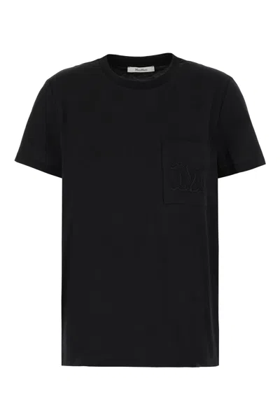 Max Mara Black Cotton T-shirt