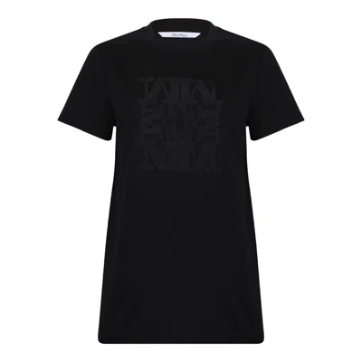 Max Mara Black Cotton T-shirt
