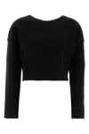 Max Mara Black Crespo Sweater In Nero