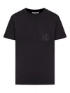 Max Mara Logo T-shirt In Black