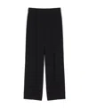 Max Mara Black Viscose Blend Nicia Pant In Black
