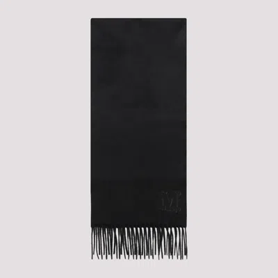 MAX MARA BLACK DALIA SCARF
