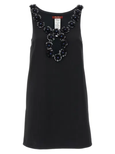 MAX MARA BLACK DELIS DRESS