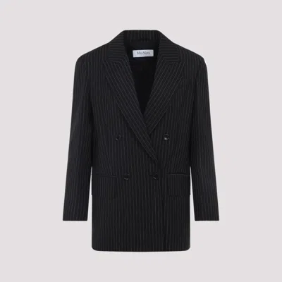 Max Mara Black Double-breasted Blazer