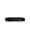 Max Mara Black Elasticated Webbing Belt In Black
