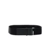 Max Mara Black Elasticated Webbing Belt In Black