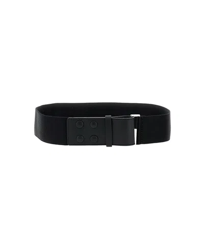 Max Mara Black Elasticated Webbing Belt