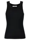 Max Mara Eliadi Ribbed Wool Tank Top In Black