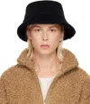 Max Mara Black Fiducia Reversible Bucket Hat