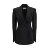 Max Mara Lamine Wool Jacket In Black