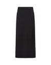 Max Mara Black Galosce Skirt In Black