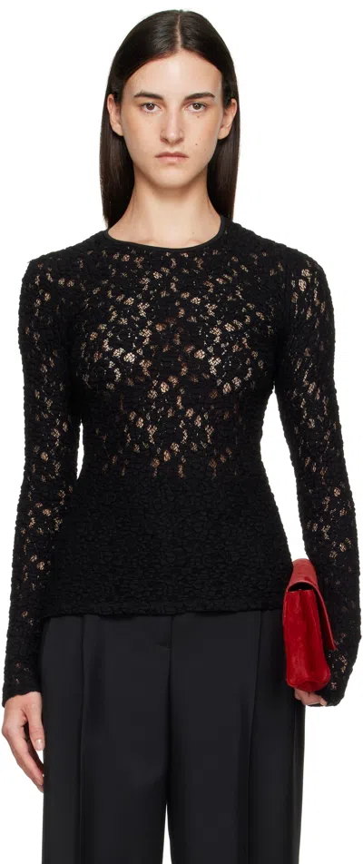 Max Mara Black Gennaio Top