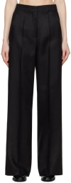 MAX MARA BLACK HANGAR TROUSERS