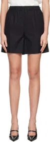 Max Mara Haway High Waist Shorts In Black