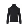 Max Mara Turtleneck Long-sleeved Knitted Top In Black