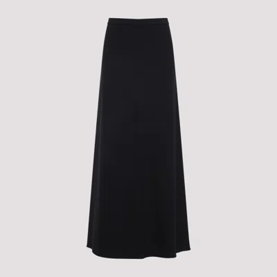 Max Mara Black High Rise Long Skirt