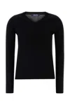 Max Mara Black Idoneo Wool Sweater In Black