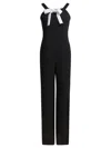 Max Mara Estro Jumpsuit With Interchangeable Ribbon In Black