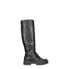 Max Mara Black Leather Boot