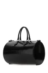Max Mara Borsa A Mano Brushedrolll In Pelle Nera Donna In Nero