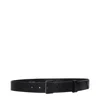 Max Mara Black Leather Regular Belts In Black