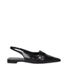 Max Mara Woman Ballet Flats Black Size 11 Leather