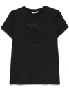Max Mara Embellished Round Neck Top With Graphic Detail