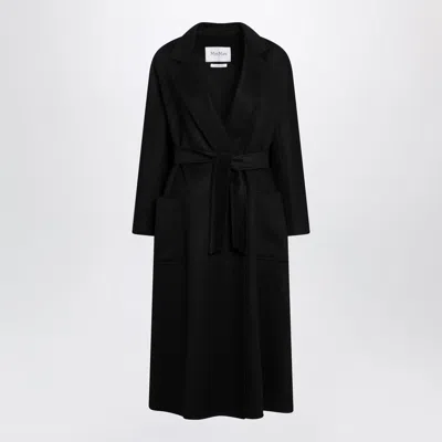Max Mara Black Ludmilla Icon Coat In Cashmere In Multi
