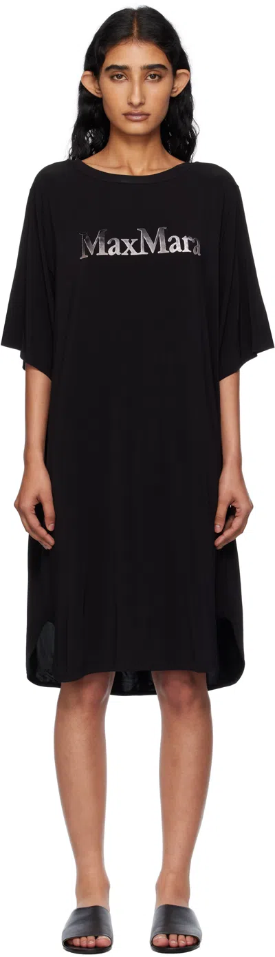 Max Mara Black Luna Minidress
