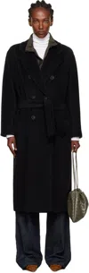Max Mara Black Madame Coat In Black