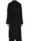 Max Mara Black Manuela Icon Coat In Black
