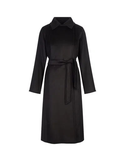 MAX MARA BLACK MANUELA ICON COAT