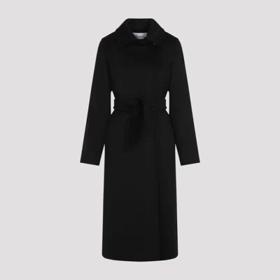 MAX MARA BLACK MANUELA TRENCH COAT