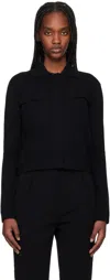 Max Mara Black Mito Cardigan In 002 Black