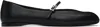 Max Mara Nappa Leather Ballerinas In 005 Black