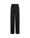 Max Mara Navigli Viscose Blend Trouser With Sequins In Black