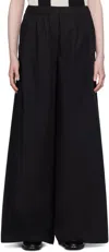 Max Mara Hose Mit Weitem Bein In 3 Black